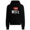 Diesel Mens New D Logo Cotton Blend Hoodie