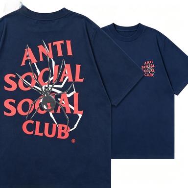 Vintage T-Shirt Spider Graphic Red Text Print 2026 New Unisex Tee Front Back Dual Print Gift for Him Oversized Streetwear Casual