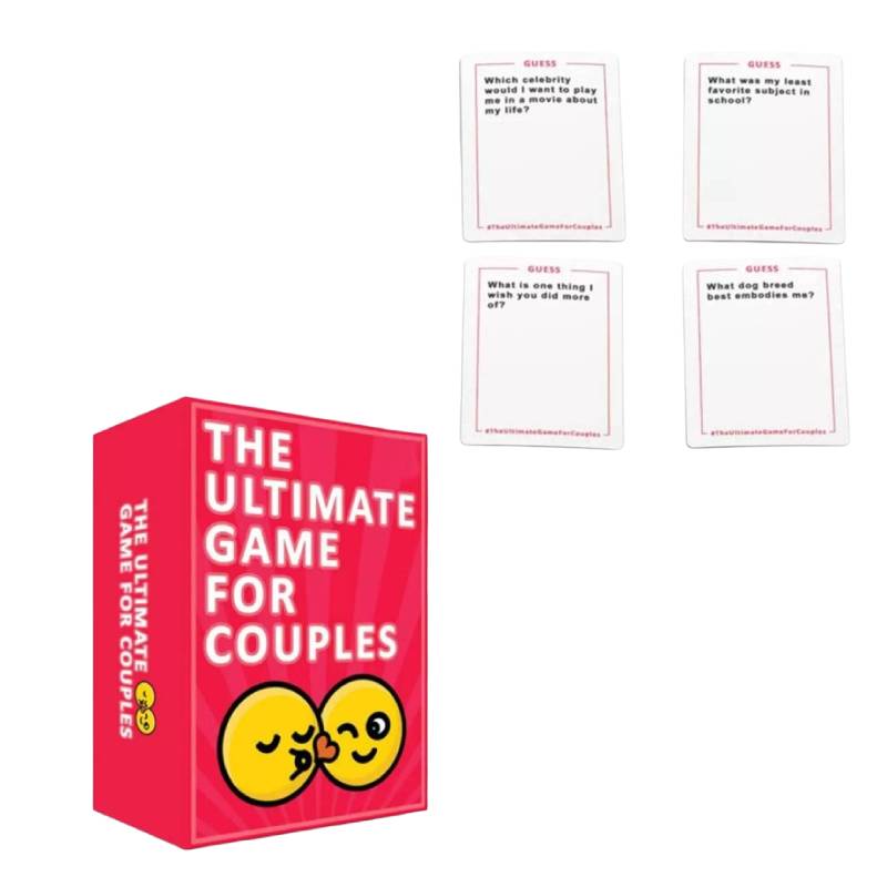 Ultimate Game The For Couples Party Board Game Cards Toy Couple Date Play Props