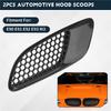 2PCS Air Vent For Real M3 Model Car Front Air Scoop Bonnet Vent Hood Vent Louvers For-BMW E90 E91 E92 E93 M3 ABS