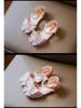 2025 Spring Bow Sandals: Girls' Princess Dance & Leather Shoes