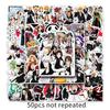 50 Death Doodle Cartoon Japanese Comic Peripheral Guka DIY Skateboard Mobile Case Suitcase Stickers Waterproof
