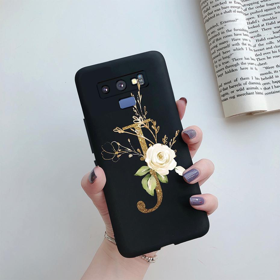 Case For Samsung Galaxy Note 9 Case Silicone TPU Bumper Shockproof Cute Letters Cover For Samsung Galaxy Note9 N9600 N960F Case