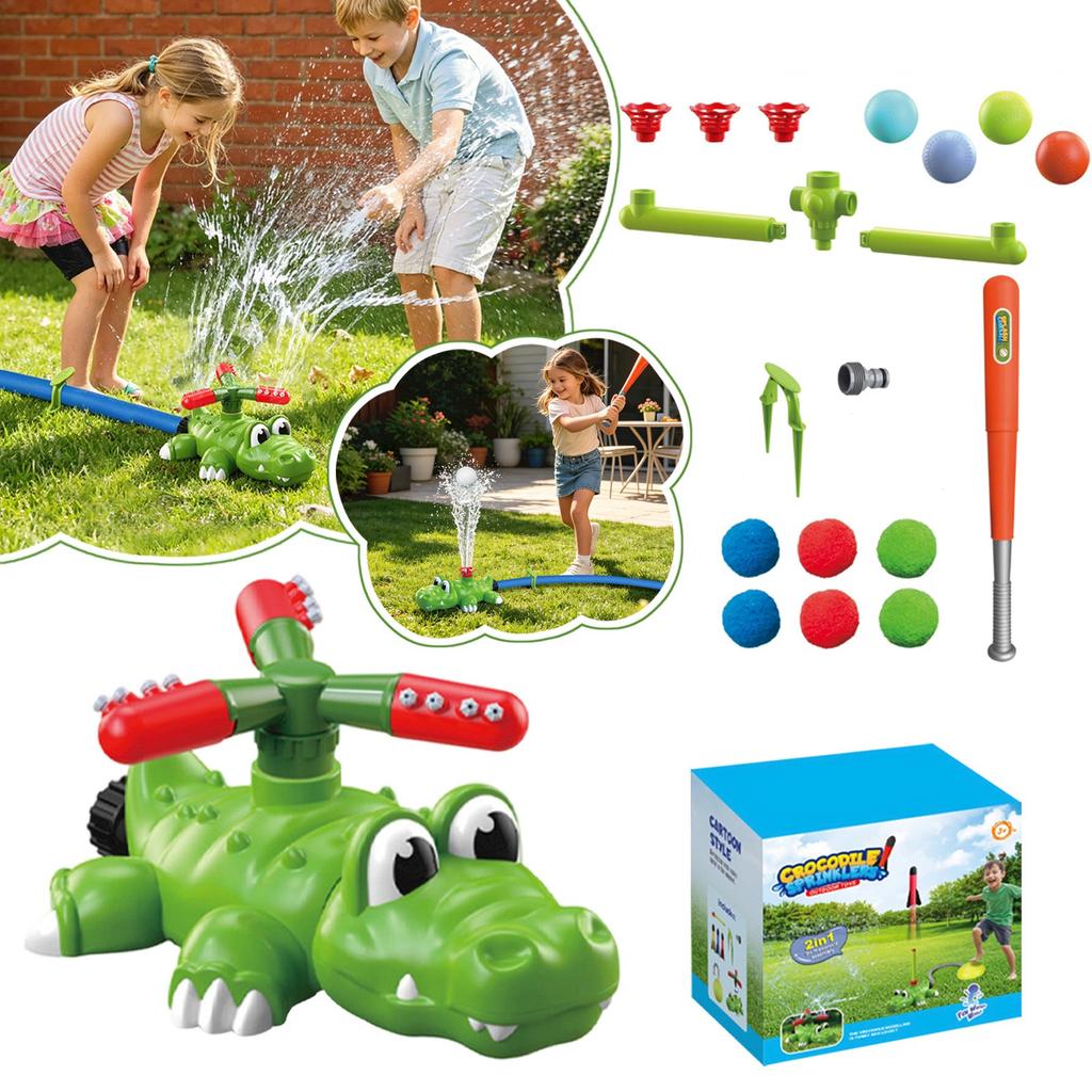 Summer Garden Water Play Toys, Outdoor Baseball Catapult Rocket Sprinkler, Garden Water Sprayer For Children.