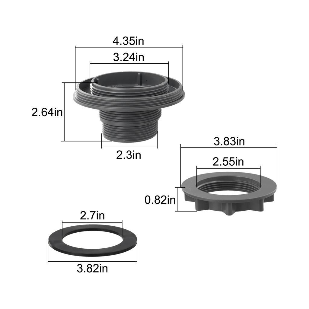 Pool Hose Connector Threaded Inlet Strainer Connector Kit For Intex 10744 10256 Swimming Pool Accessories Easy Installation