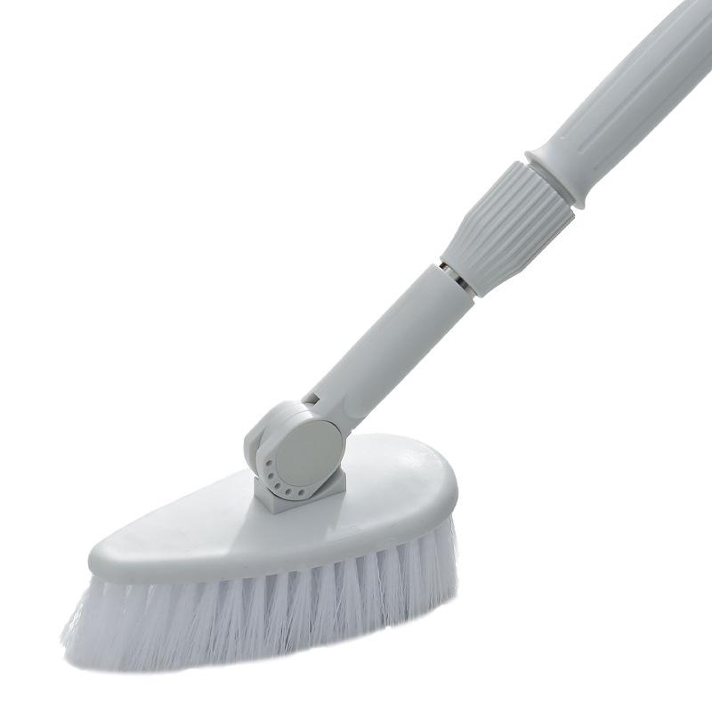 Long Handle Stiff Bristle Brush for Bathroom, Bathtub, Tile, and Toilet Cleaning