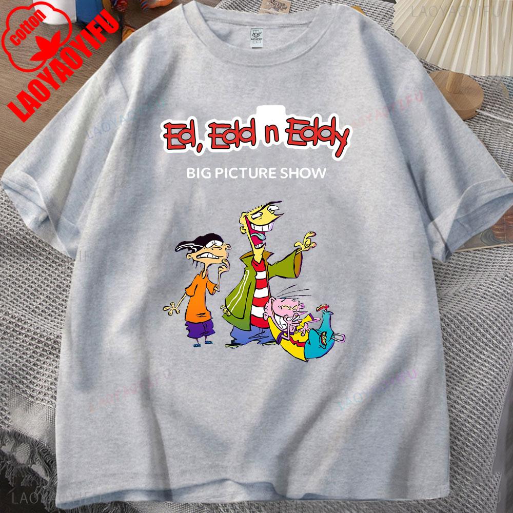 EdEdd N Eddy Unisex T Shirt EdEdd N Eddy Printed Tshirt Tops EdEdd N Eddy 90s Funy T Shirt Cartoon Figure High Quality Cotton