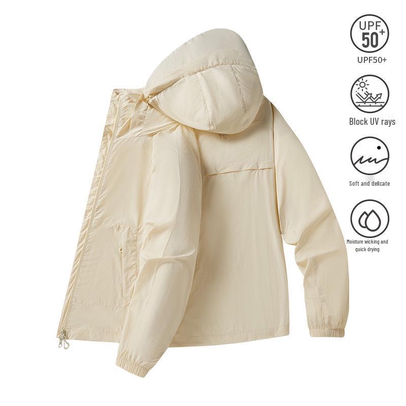 

Новая унисекс летняя куртка с защитой от солнца UPF50+ из ледяного шелка – Дышащая, быстросохнущая, прохладная, с защитой от УФ-лучей и капюшоном. XL