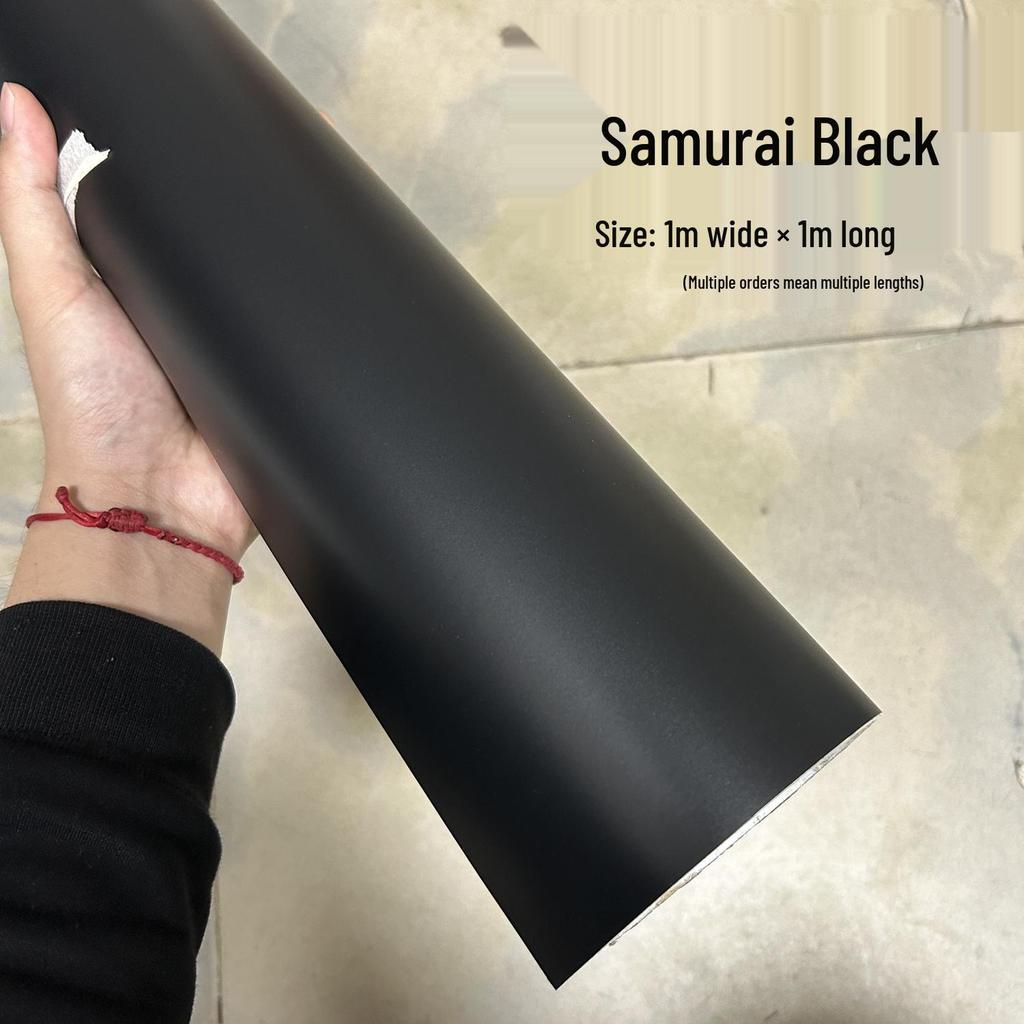 Gloss Black Car & Motorcycle Wrap - Crystal Piano Finish