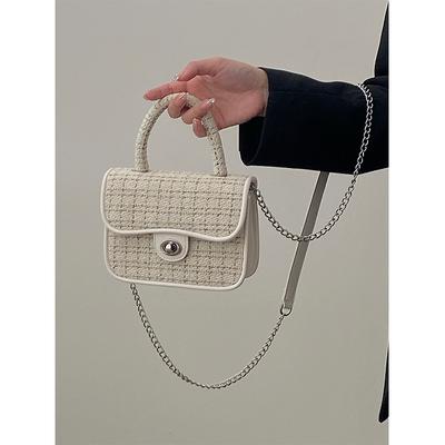 Francuski Niszowy Design Ins Modna Torebka Codzienna Wszechstronna Torba na Łańcuszku Mała Kwadratowa Torebka Damska Trendy