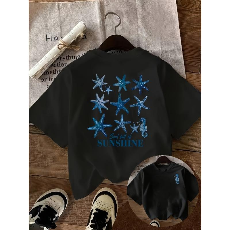 Letter Print Round Neck Casual Sport Women s Short Sleeve T-Shirt S