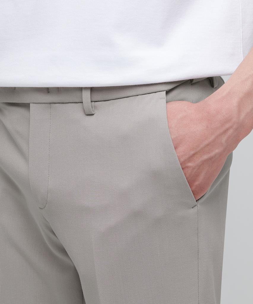 MUSINSA STANDARD Lightweight Tapered Hidden Elastic Waist Length Slacks [Light Beige]