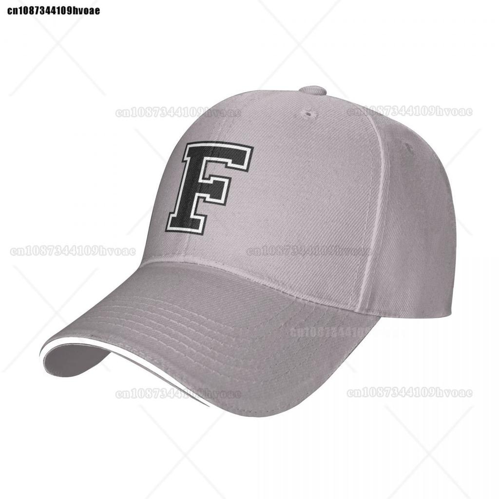 Initial Letter F Adjustable Baseball Cap For Unisex Adult High-end Womens Snapback Caps Hip Hop Street Tide Sunscreen Hats