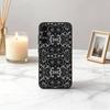 Beautful Black L-lace Print Phone Case For Samsung S25,S24,S21,S22,S23,S30,Ultra,S20,Plus,Fe,Lite,Note,10,Black Cover
