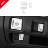 Fit For Cadillac CT5 2020-2022 Matte Silver Electronic Handbrake Panel Trim 3PCS