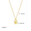 DIEYURO 316L Stainless Steel Shell Avocado Pendant Necklace For Women Design Creative Girls Clavicle Chain Jewelry Birthday Gift