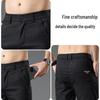 Men's Premium Lyocell Blend Wrinkle-Resistant Straight-Leg Casual Pants