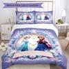 3pcs Elsa Bedding Set Duvet Cover Closure Includes 1 Duvet Cover & 2 Pillowcases, Soft and Comfortable for All Seasons.