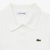 Lacoste Women's Cable Sweater Polo Shirt PF607E-56G70V