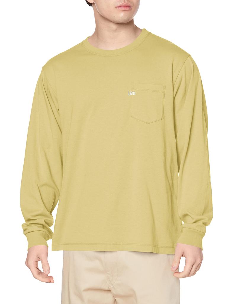 Lee Official Langarmtaschen-Pistazie Medium T-Shirt LT3060-148
