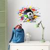 Personalized Broken Wall Football Bedroom Living Room Home Background Decoration Wall Sticker