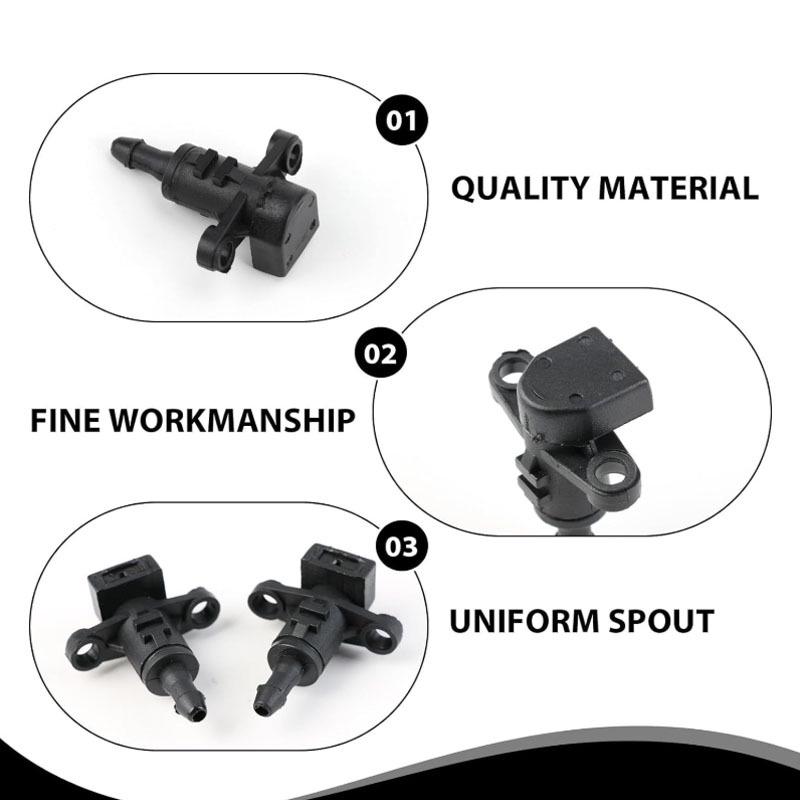 98630-3X000 Windshield Wiper Washer Nozzle for Hyundai Elantra/Kia Rio