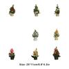 Ornamenti Natalizi Albero di Natale Piccolo Pino Scrivania Tavolo Ufficio Decorazione