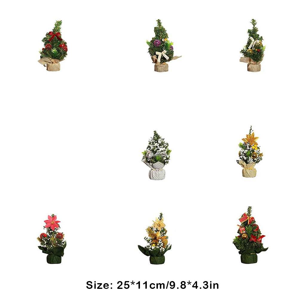 Ornamenti Natalizi Albero di Natale Piccolo Pino Scrivania Tavolo Ufficio Decorazione
