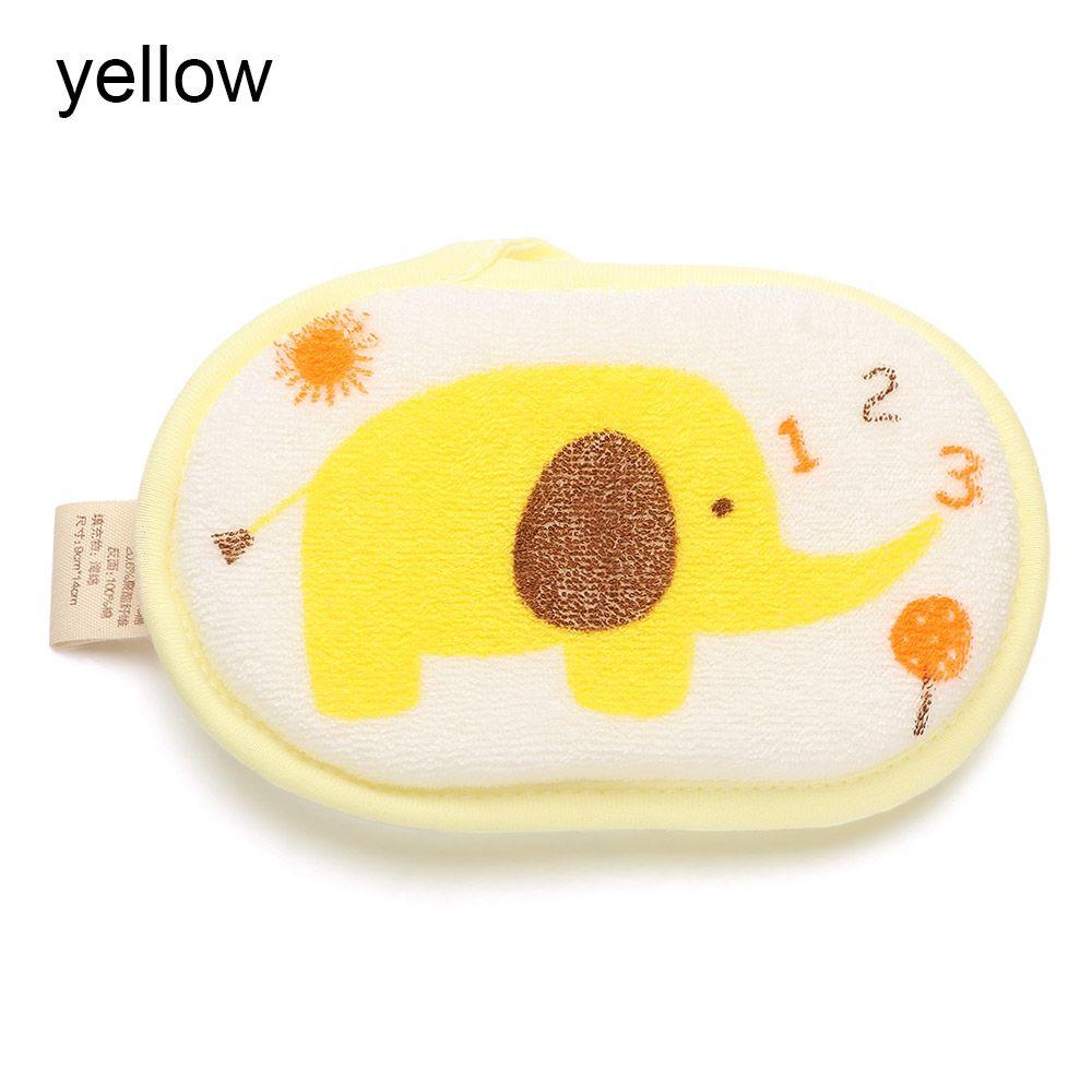 Bath Towels Exfoliating Massager Bath Sponge Shower Brush Elephant Pattern Infant Children Rub