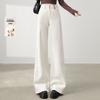 Damen High-Waist Washed Wide-Leg Jeans