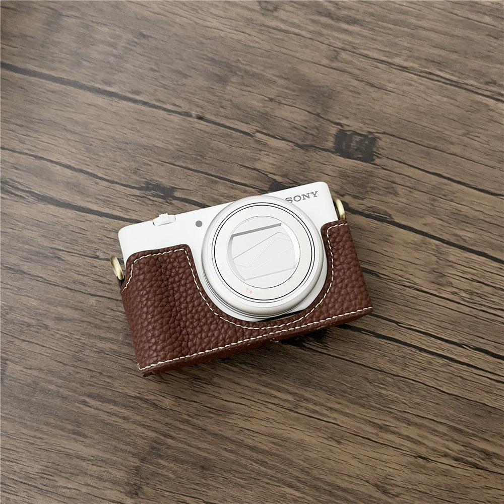 

Handmade PU Leather Camera Half Case for Sony ZV1F ZV-1F ZV-1M2 ZV1M2 Bottom Opening Body Cover
