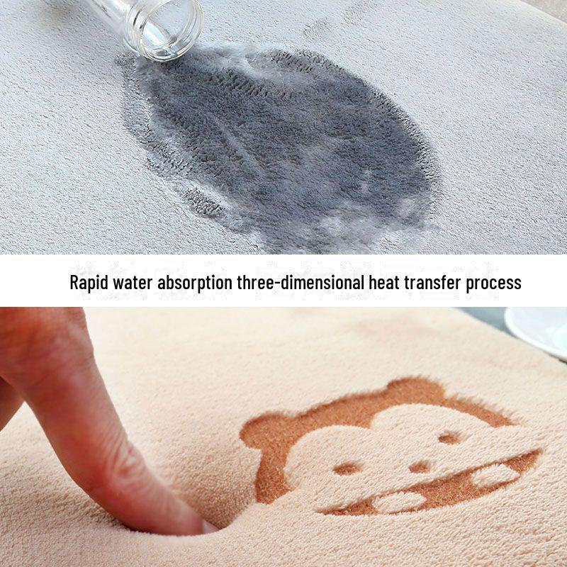 Protiskluzové Absorpční Půlkruhové Koupelnové Předložky