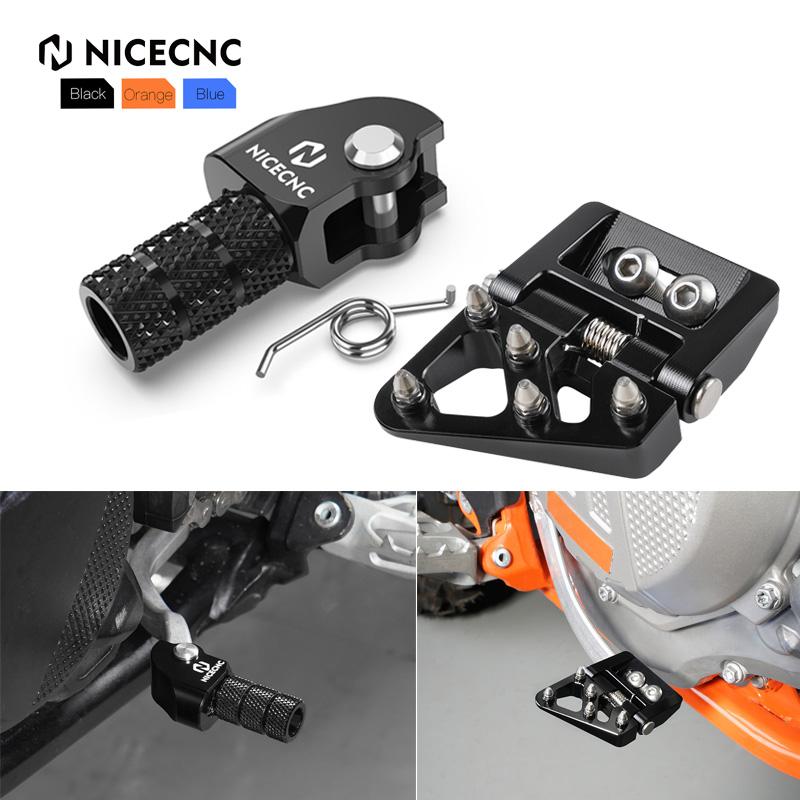 Brake Pedal Plate Shift Lever Tip For KTM EXC 300 EXCF 350 SX 125 SXF 250 SXF 450 XC XCF XCW 500 XCW-F TPi SIX DAYS 2017-2024