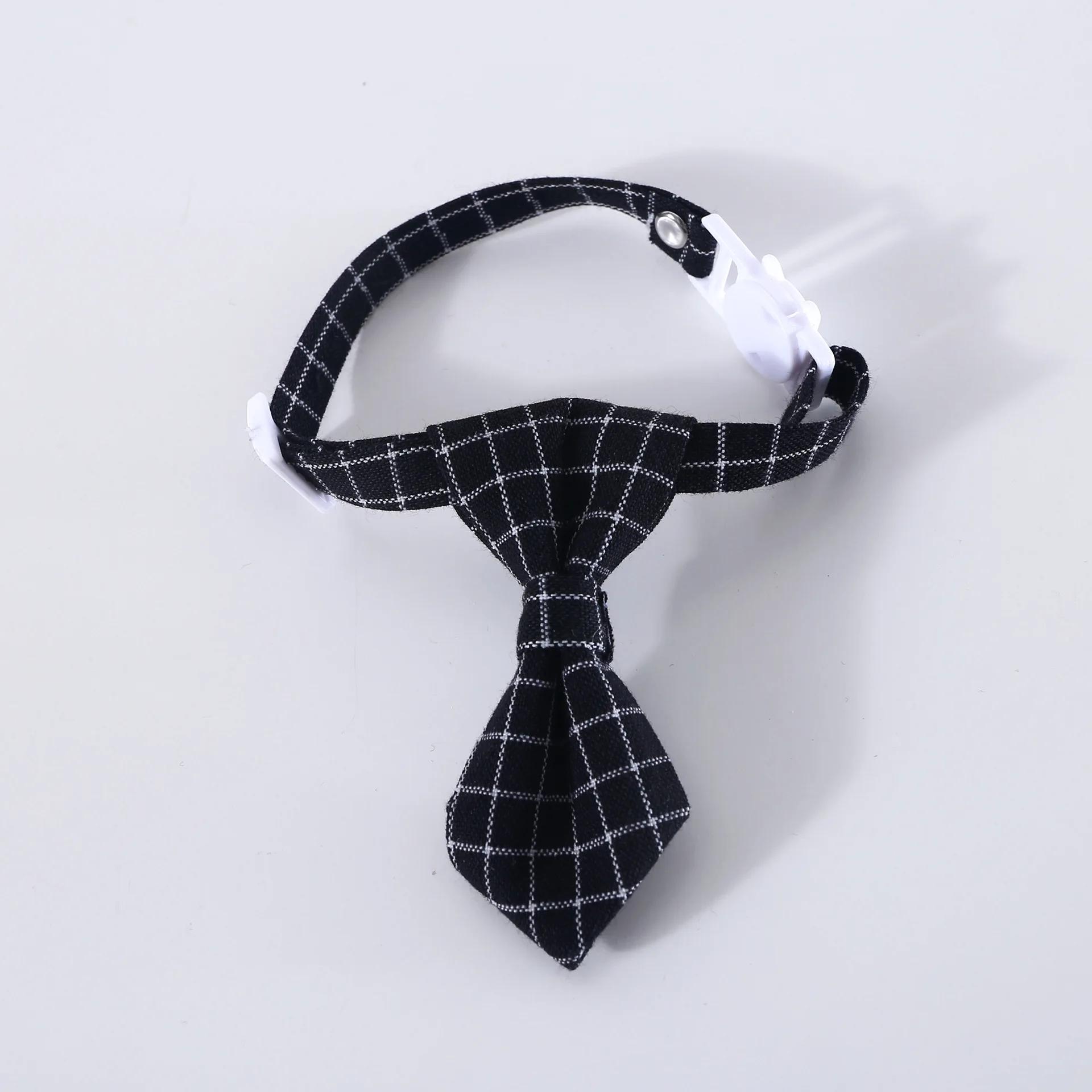 

Adjustable Breakaway cat Collar with Bell kitten Cat Collars Cat Accessories Pet Supplies Puppy Bow Tie for Small Dogs S 17-32cm