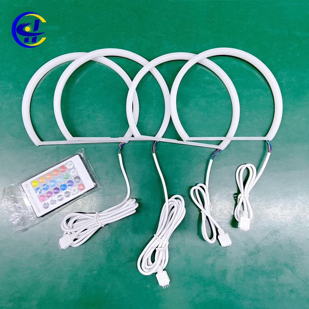 Colorful RGB Remote Control Angel Eyes (131mm, 146mm) for E36, E39, E46