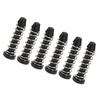 100Pcs Plastic Cooler Mount Clip Round Head Heatsink Mounting Pin  Electronic Components