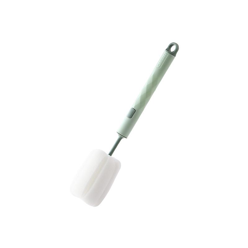 Baby Bottle Brush Soft Sponge Brush Water Bottle Glass Cup Washing Cleaner Tool Scrubber With Handle Kitchen Cleaning Tool