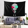 Gir Invader Zim Gobelin Dekoracja Sztuka Estetyczne Gobeliny do Salonu Sypialni Domu Tkanina Ścienna Wisząca na Ścianę
