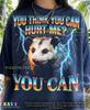 You Think You Can Hurt Me You Can Opossum 90S Graphic Comfort Colors® Tshirt, Retro Lightning Trash Panda Funny Y2K Streetwear Gift Tees,