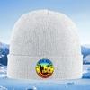 Surfer Palm Trees Hawaii Beach Logo Unisex Women Unisex Knitted Hat Beanie Pullover Cap Winter Thermal Warm Christmas Outdoor Cycli