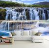 Waterfall Scenery Wallpaper Natural Landscape Wall Mural Living Room Bedroom Background Wall Wallpaper