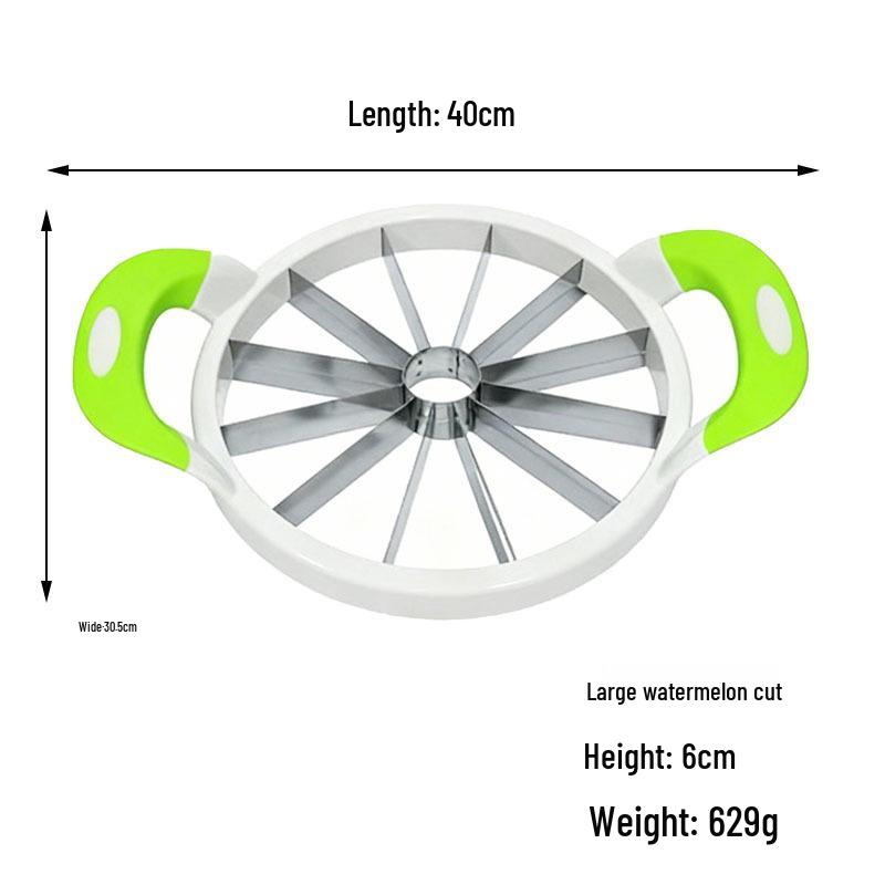 Stainless Steel Watermelon & Cantaloupe Slicer with Color Box Packaging