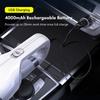 Akumulátorový ruční vysavač do auta Přenosný mini vysavač s 6000 Pa silným sacím USB nabíjením pro