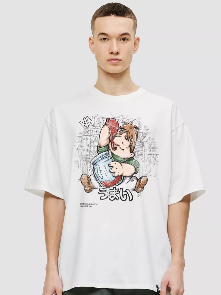 Oversized T-shirt Soyuzmultfilm print 2XL