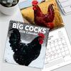 Spiral Binding Big Roosters Wall Calendar Double-Sided Pages Desktop Calendar Home Decor