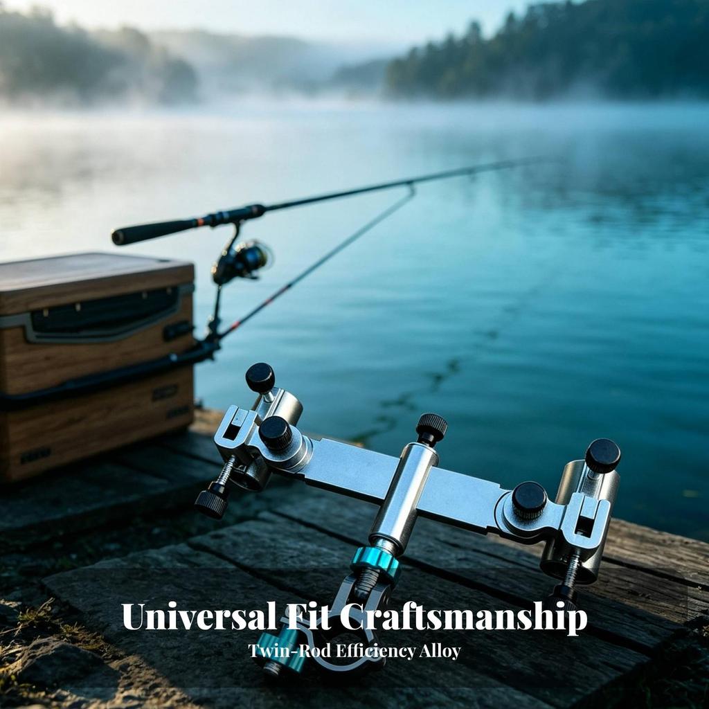 Rod Holder Mount Adjustable Hardware Hands-Unattended for Anglers