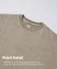 TOPBOY Heavy Duty Pigment Oversized Short Sleeve T-Shirt Light Brown