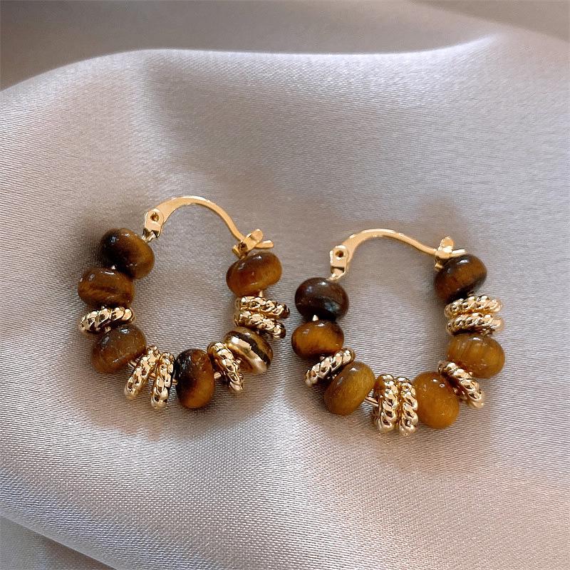 Pearl Asymmetrical Earrings: Elegant Autumn/Winter European & American Style
