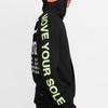 Nike World Tour Graffiti Print Hoodie Unisex Tops Black DA0932-010