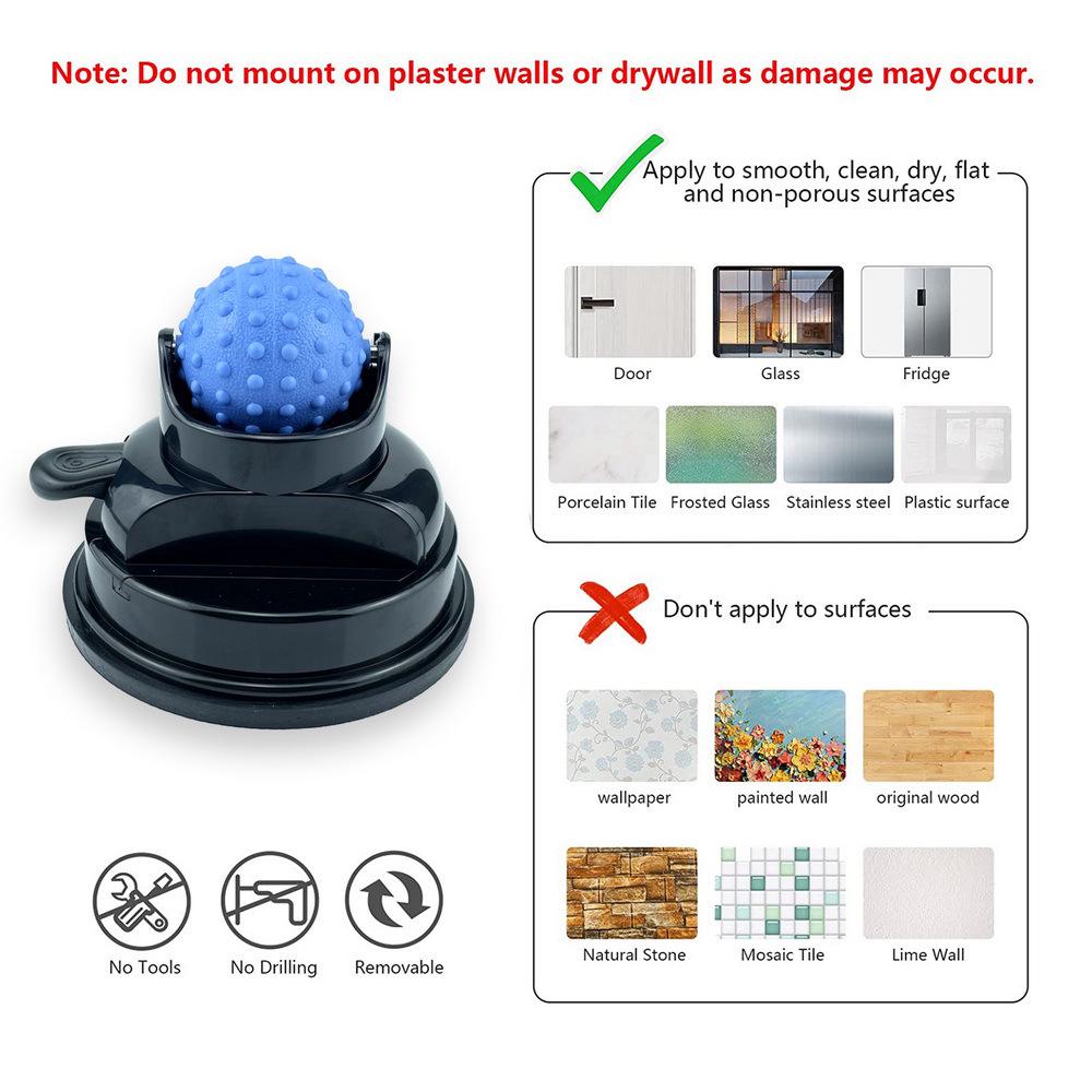 Suction Cup Fascia Ball with Protrusions: Roller Massager for Muscle Relaxation - Ideal for Shoulder, Neck, Back, Lumbar, and Sole.